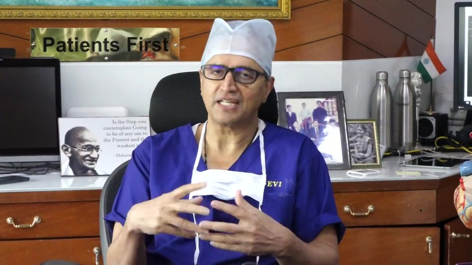 Dr. Devi Shetty speaking about MedAchievers